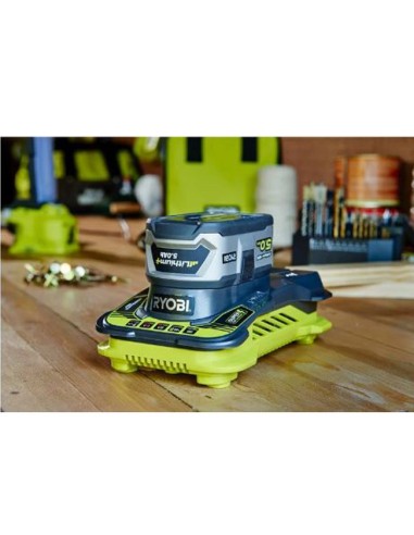 RYOBI Cargador Rápido Baterías 18V...