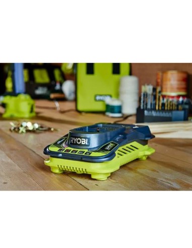 RYOBI Cargador Rápido Baterías 18V...