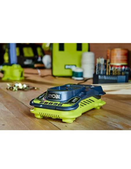 RYOBI Cargador Rápido Baterías 18V 5Ah ONE+