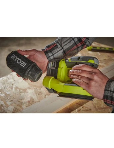 Lijadora Rotorbital R18ROS-018V ONE+ bolsa atrapa polvo