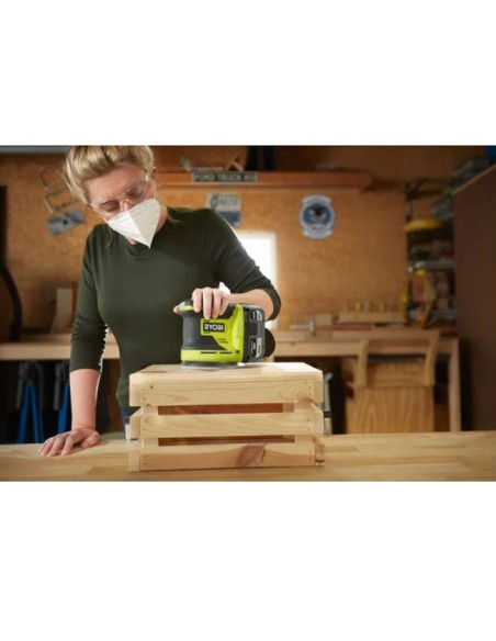 Lijadora Rotorbital R18ROS-018V ONE+ Ryobi para madera