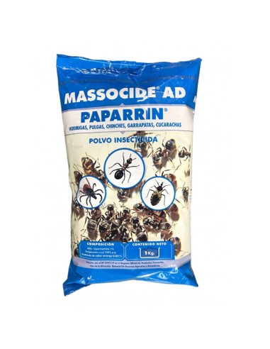Paparrin Polvo Insecticida Rastreros 1kg