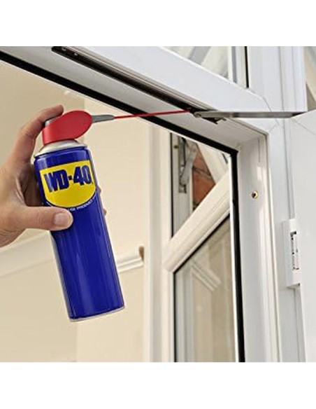 WD-40 Spray Multiusos 200ml para lubricar ventanas
