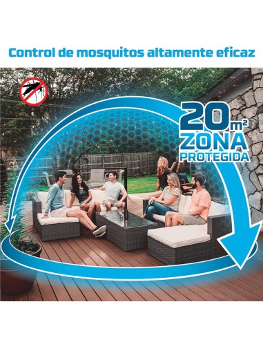 zona de protección THERMACELL DIFUSOR Antimosquitos Escudo Ambiental