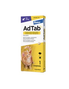 AdTab Gatos hasta 2kg Comprimido Masticable