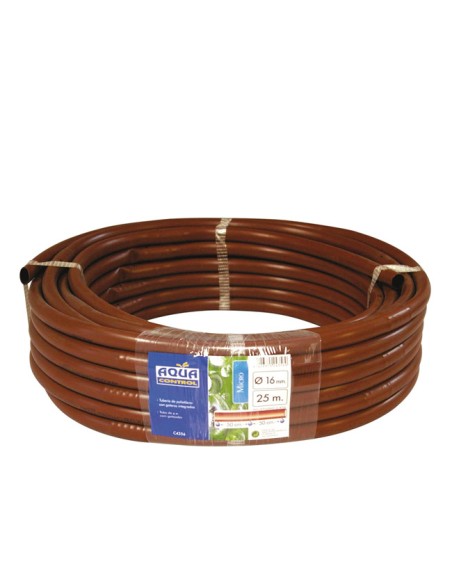 Tuberías de Riego Con Goteros 16mm PE Rollos 25m