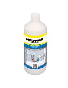 WolfPack Desatascador Líquido Profesional para Tuberías 1000ml