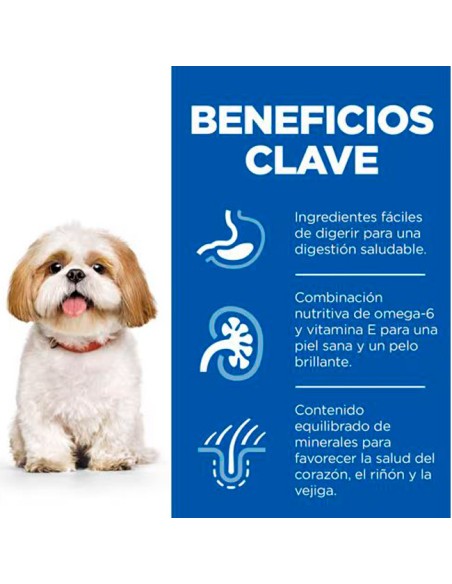 beneficios clave pienso Hill's para perros mayores con peso superior a 10kg y más de 7 años