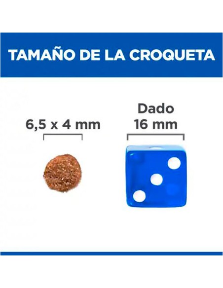 tamaño croquetas Hill's Science Plan Perfect Digestion Pienso para Cachorros Raza Mini