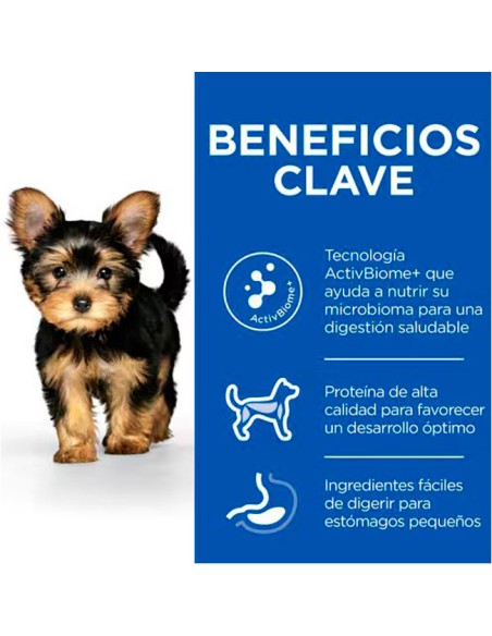 beneficios clave Hill's Science Plan Perfect Digestion Pienso para Cachorros Raza Mini