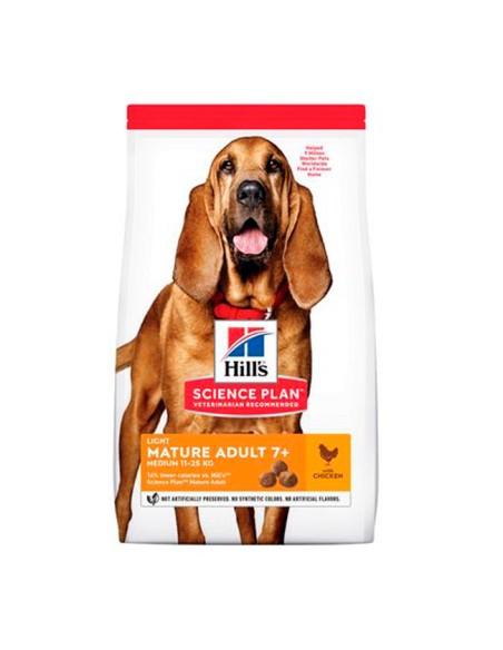 Hill's Science Plan Light Pienso para Perros Mayores Razas Medianas