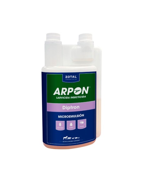 ZOTAL Arpon Diptron Larvicida Insecticida para uso en entornos Ganaderos 250ml