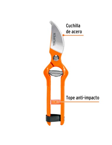 características tijera T-580 Truper de aluminio forjado