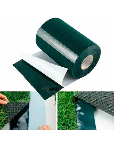 aplicaciones y usos cinta adhesiva para cesped artificial rollo 15cm x 5m