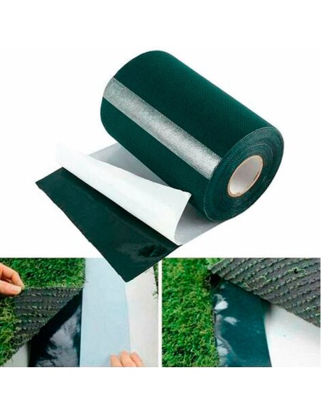 aplicaciones y usos cinta adhesiva para cesped artificial rollo 15cm x 5m