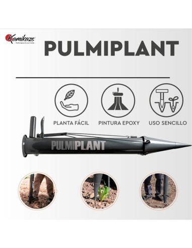 características y beneficios Plantadora manual Pulmiplant con doble mango y punta sencilla