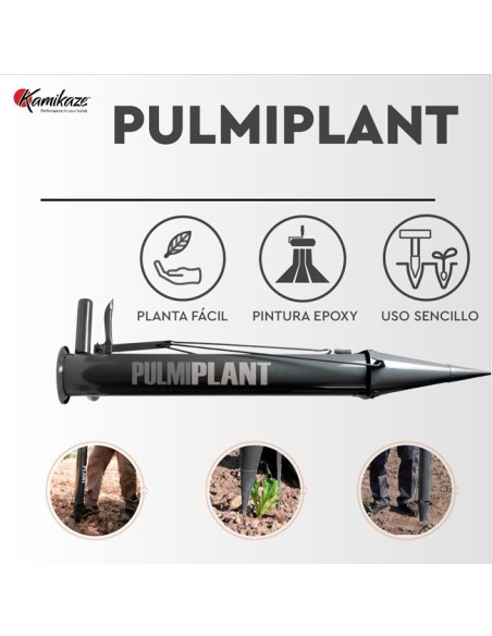 características y beneficios Plantadora manual Pulmiplant con doble mango y punta sencilla