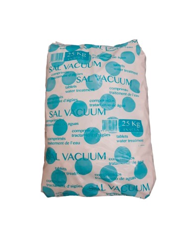 Pastillas Sal Vacuum Tratamiento Aguas y Piscinas 25 kg