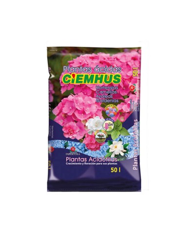 CIEMHUS Sustrato Plantas Ácidas 50L