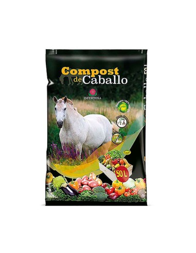 compost de caballo 50 litros Infertosa 100% ecológico y natural