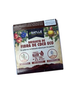 Sustrato Fibra de Coco 3 Bricks Batlle 650gr 2