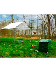 gallinero metálico ZI-CR342 3x4m ZIPPER de exterior 2