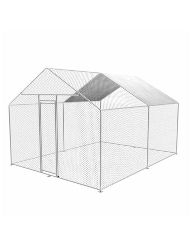 gallinero metálico ZI-CR342 3x4m ZIPPER de exterior
