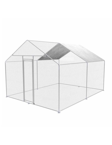 gallinero metálico ZI-CR342 3x4m ZIPPER de exterior gallinero metálico ZI-CR342 3x4m ZIPPER de exterior