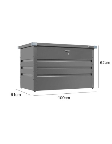 medidas arcón de almacenamiento exterior Zipper ZI-GAB100AN