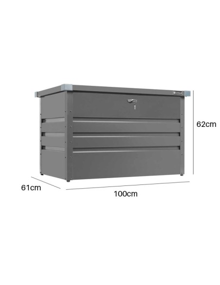 medidas arcón de almacenamiento exterior Zipper ZI-GAB100AN
