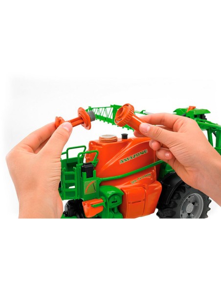 Amazone pulverizador arrastrado de Juguete Bruder detalle depósito