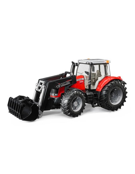Massey Ferguson 7624 con pala cargadora frontal Bruder
