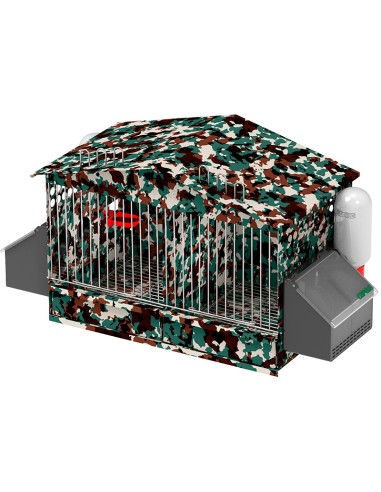 jaula para perdices 1 departamento chapa galvanizada