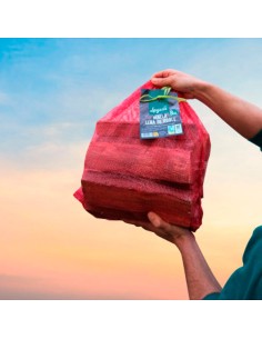 leña de roble envasada 8kg 2