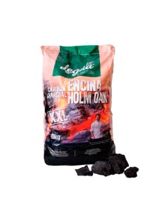 Saco de Carbón vegetal de Encina 10kg para parrillas y asados profesionales