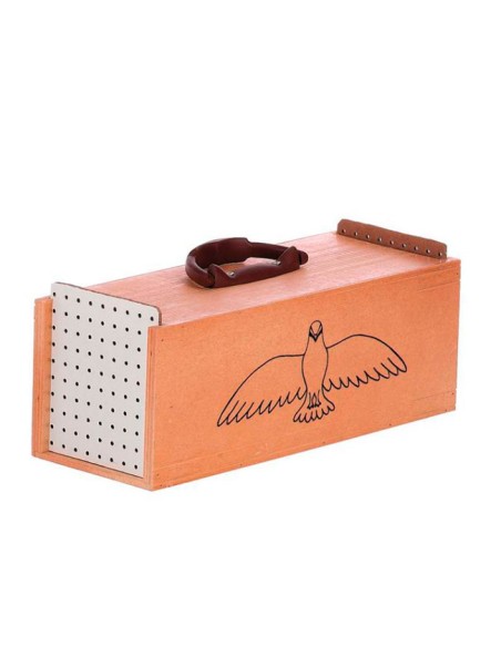 Transportin de Madera para Palomas 2 departamentos