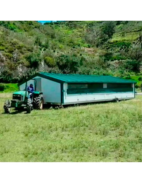 gallinero móvil gran capacidad para gallinas y pollos