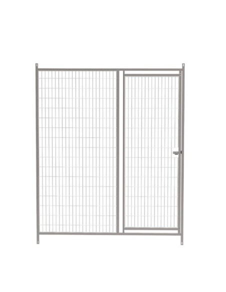 Frente ECO Malla 3x10cm con Puerta para Boxes Perros 100x184cm