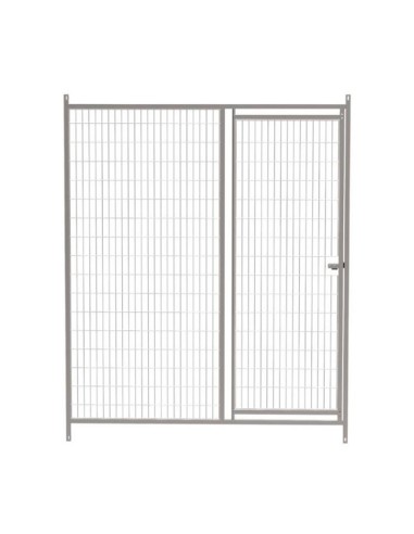 Frente con puerta ECO Malla 3x10cm para Box canino 150x184cm