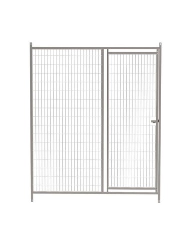 Frente con puerta ECO Malla 3x10cm con Puerta para Boxes Perros 200x184cm