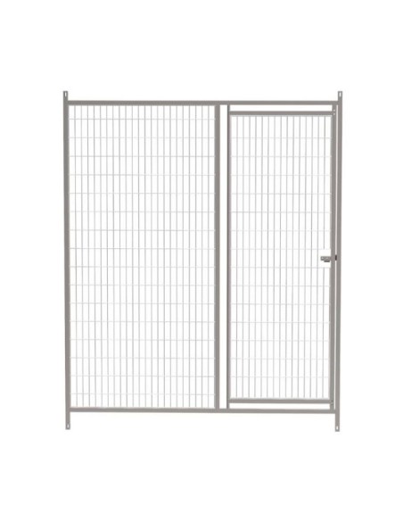 Frente con puerta ECO Malla 3x10cm con Puerta para Boxes Perros 200x184cm