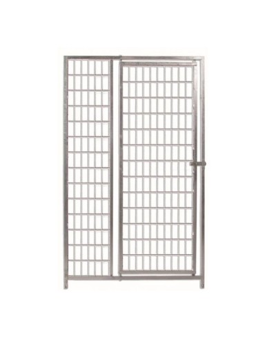 Frente ECO de Malla 5x10cm con Puerta Boxes para Perros 100x185cm