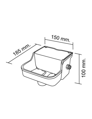 medida Bebedero nivel Mini