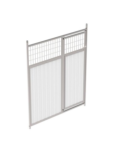 Frente Mixto Panel Sandwich 150x185cm con Puerta para Boxes Perros
