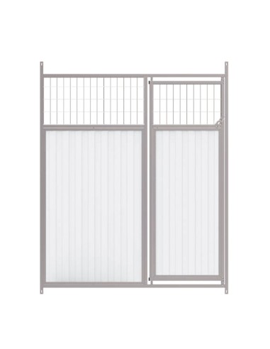 Frente Mixto Panel Sandwich con Puerta para Boxes de Perros