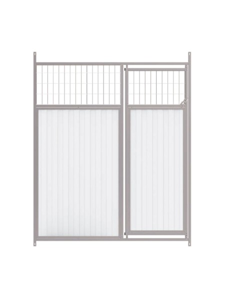 Frente Mixto Panel Sandwich con Puerta para Boxes de Perros