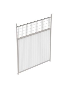 Lateral Mixto Panel Sandwich para Boxes Perros 150x185cm