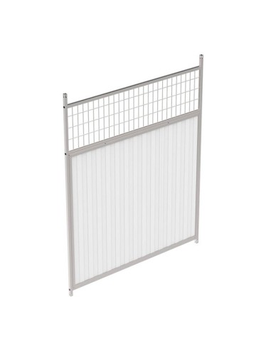 Lateral Mixto Panel Sandwich para Boxes Perros 150x185cm