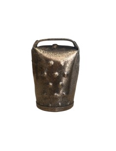 cencerro picardo para ganado extensivo y decoración 13cm