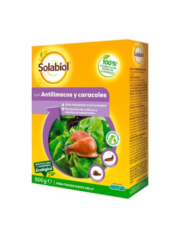 Antilimacos y caracoles granulado Solabiol 500gr ecológico